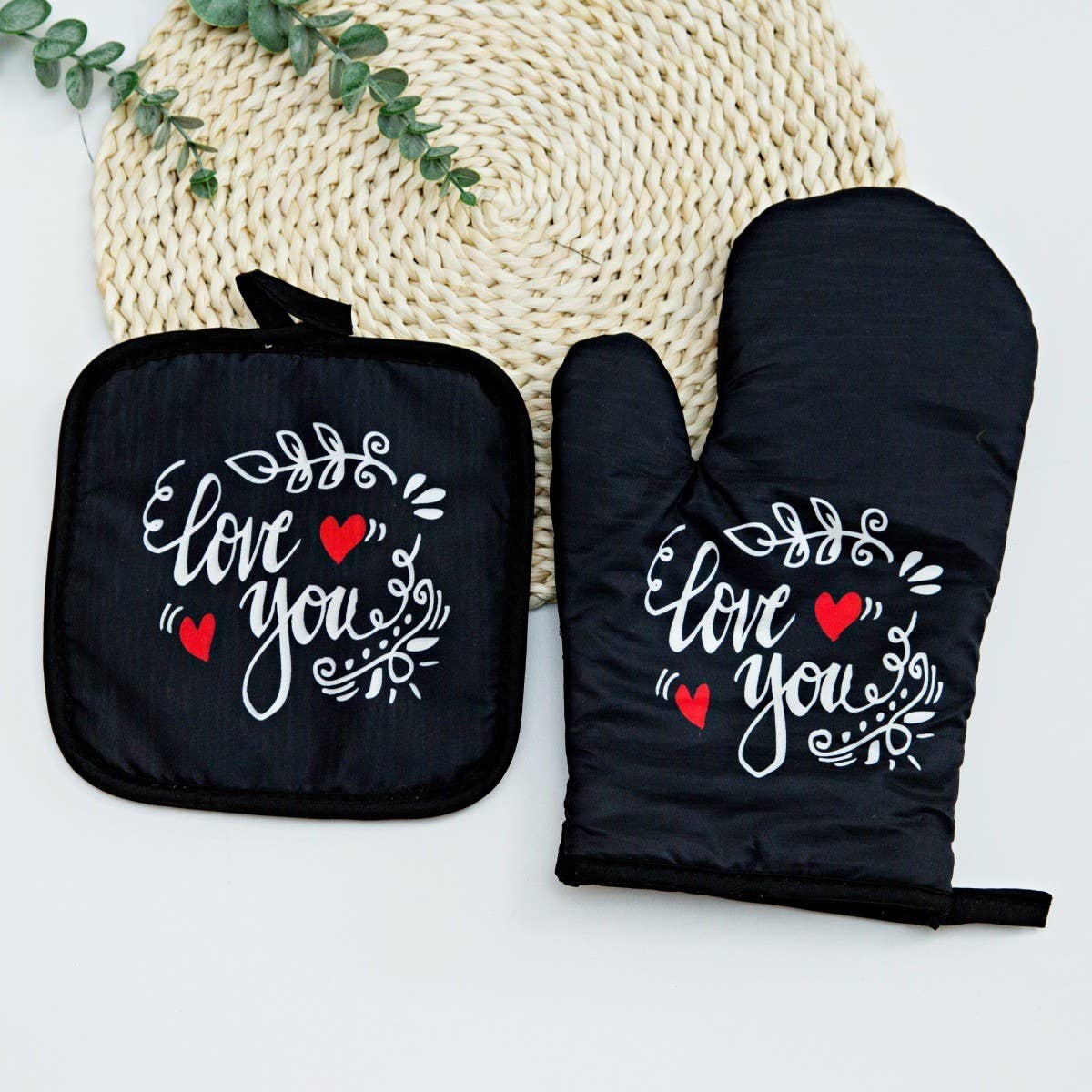 KITCHEN OVEN SCALD PROOF HEAT INSULATED GLOVES_CWMM1449