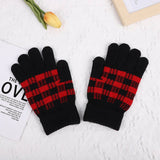 THICKENED WARM CHECKERBOARD CYCLING GLOVES_CWAG0196