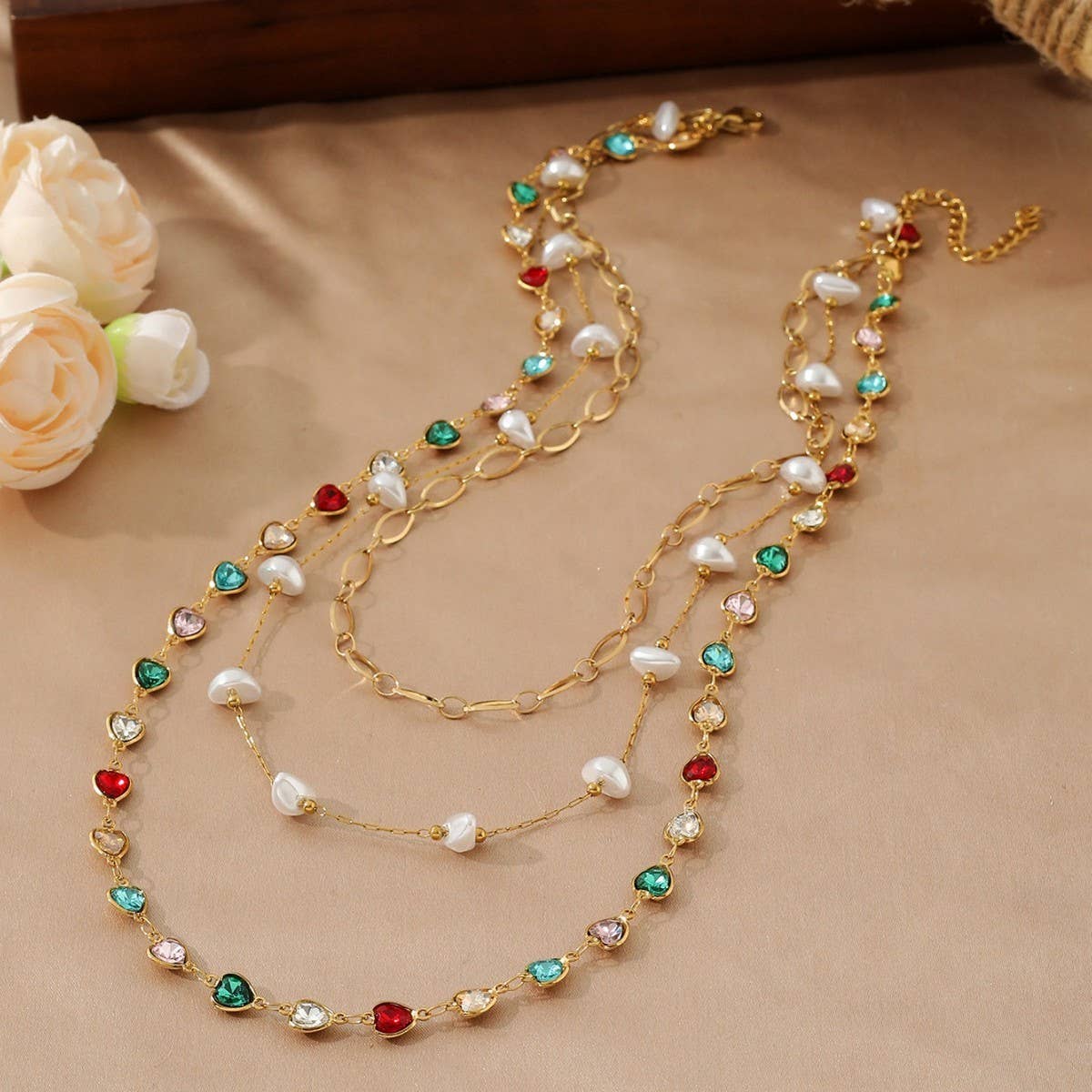 FASHIONABLE TASSEL Y CHAIN MULTI LAYER NECKLACE_CWMM3572