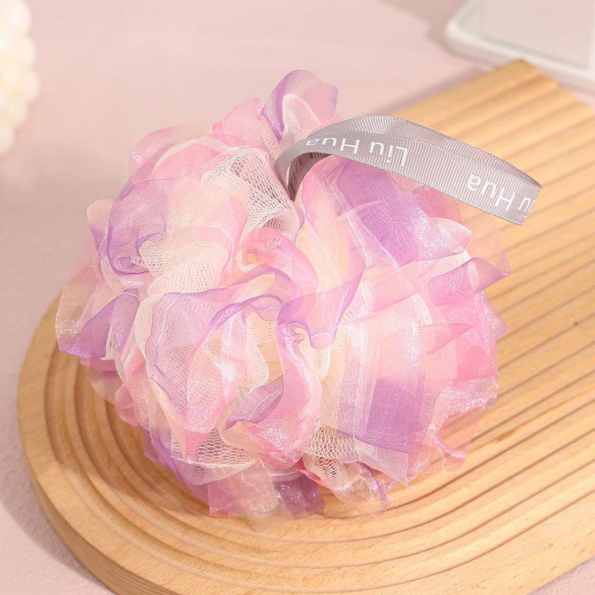 SOFT AND COLORFUL BATH BUBBLE BALL BATH POUF_CWMM3327