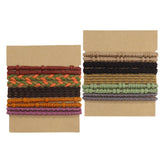 BRAIDED BOHEMIAN CARD HOLDER HAIR SCRUNCHIES_CWAHA5673