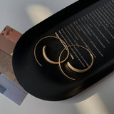 SIMPLE GEOMETRIC HOLLOW C SHAPED EARRINGS_CWAJE05571