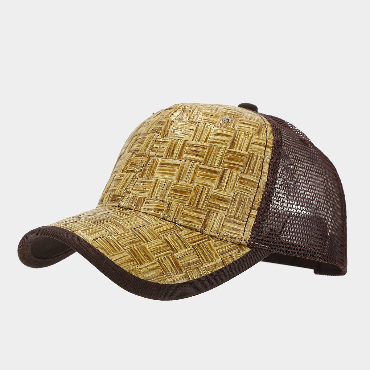 SUMMER WOMENS WOVEN BREATHABLE BASEBALL CAP CWAH1627