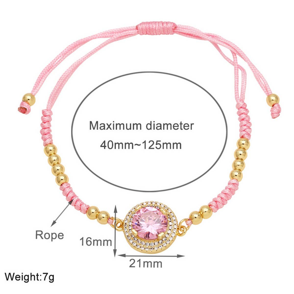 SET WITH COLORED ZIRCON BRACELET_CWAJE1040