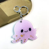 CREATIVE OCTOPUS ROUND MIRROR KEYCHAIN ACRYLIC_CWMM6379