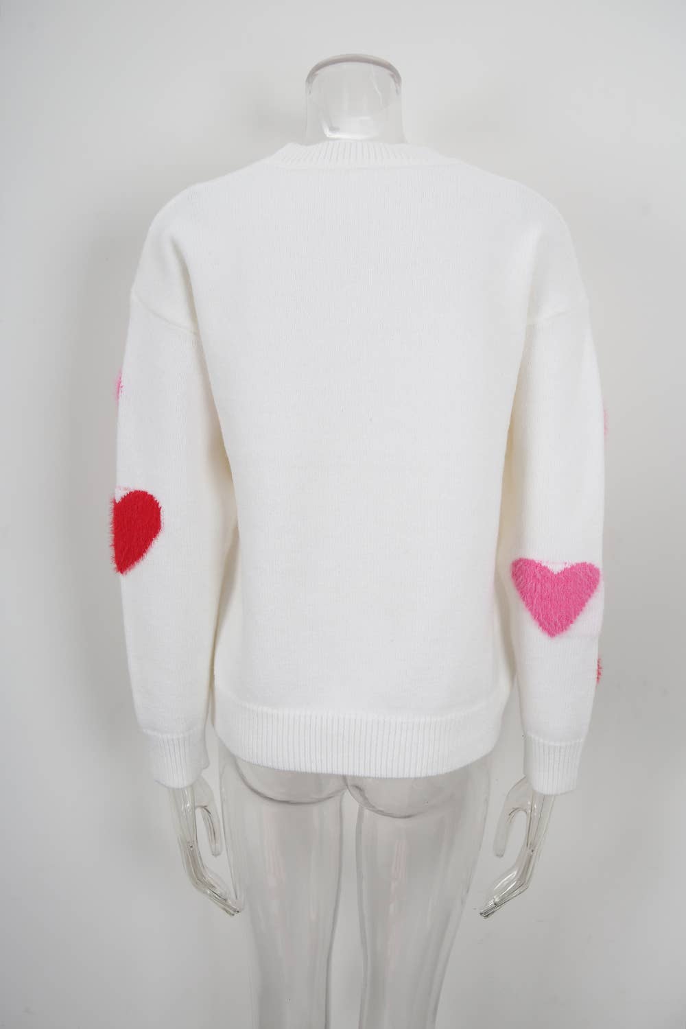 Valentines Day Little Hearts Jacquard Sweater