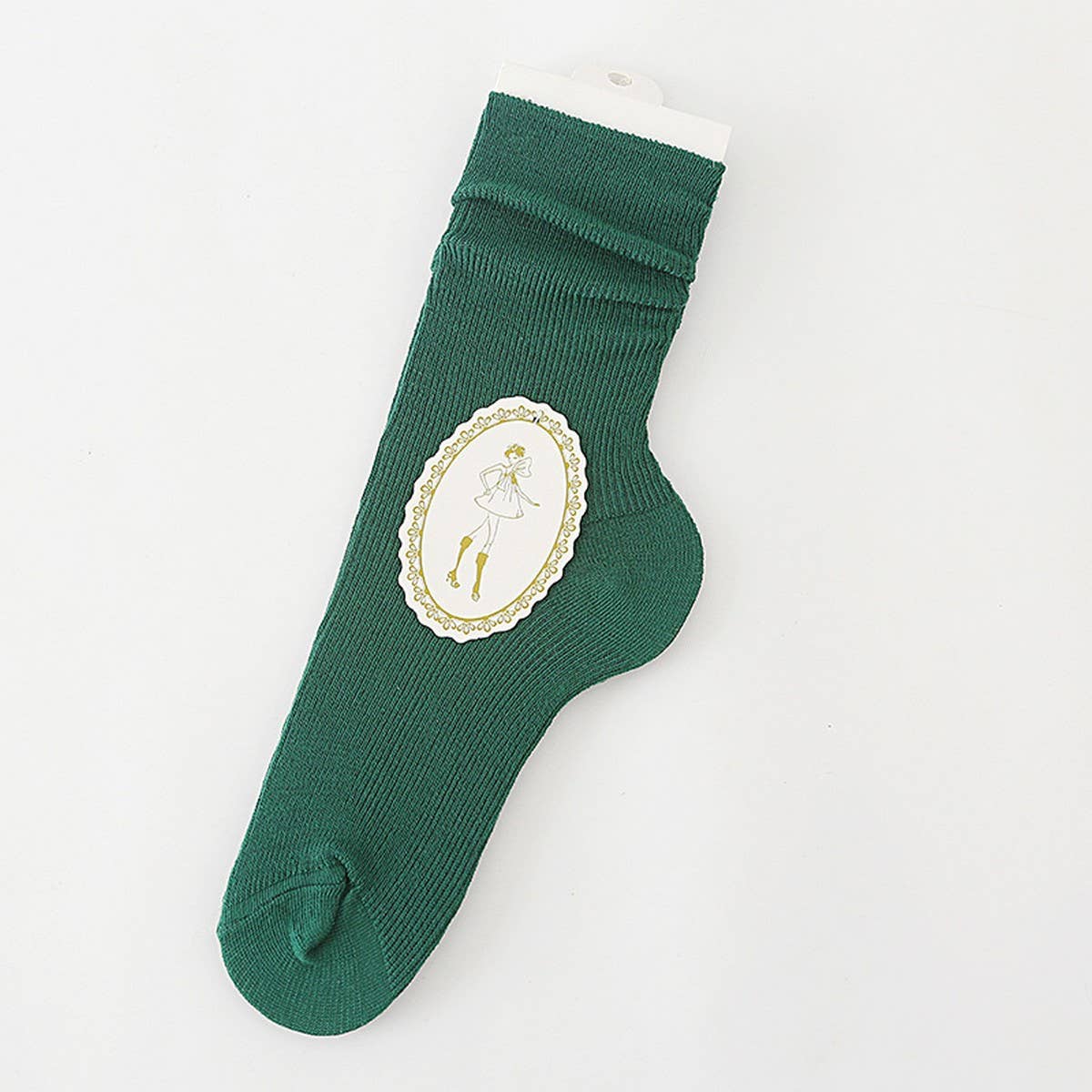 AUTUMN AND WINTER SOLID COLOR RETRO STOCKINGS_CWMS0982