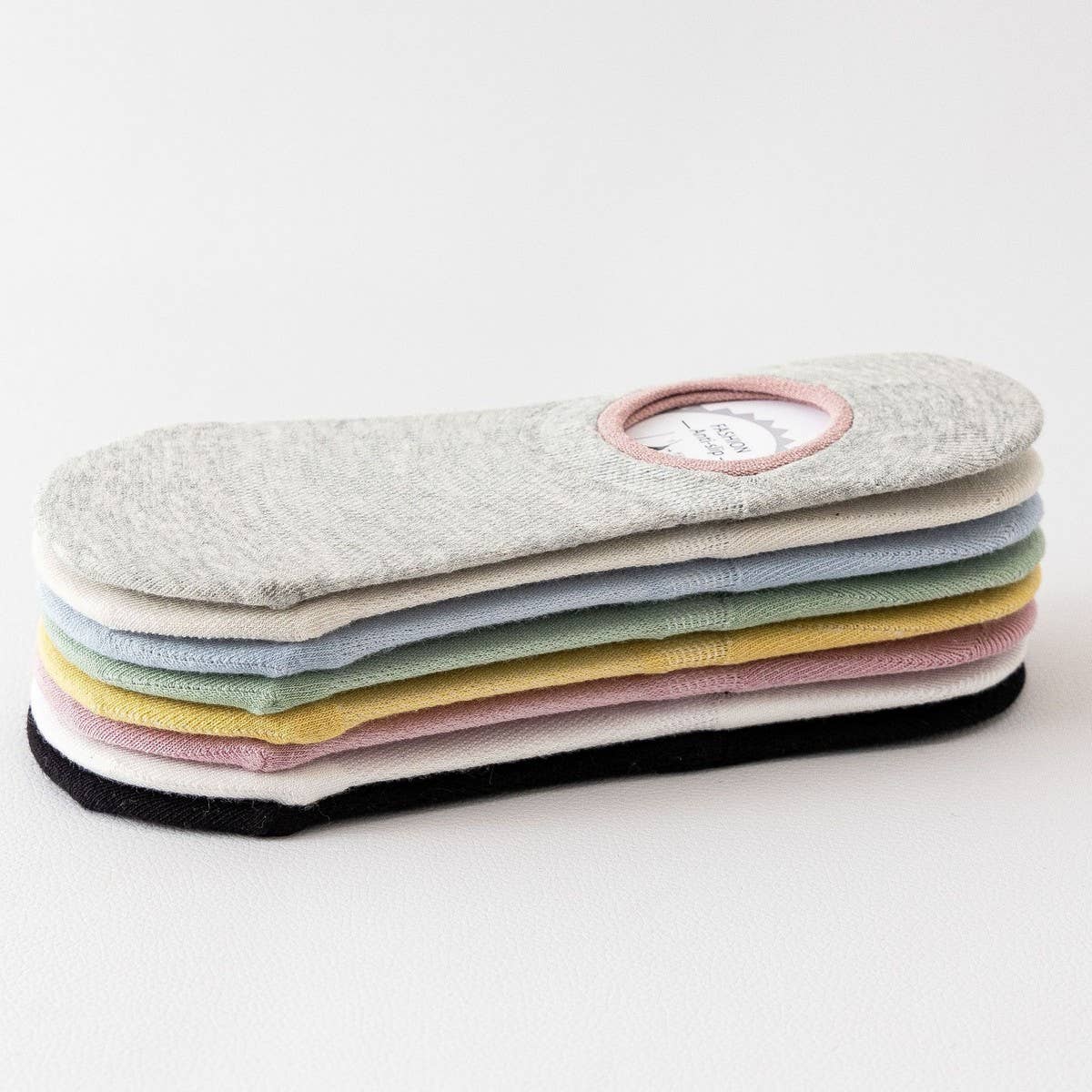 Versatile Solid Color Cotton Invisible Socks_Cwms2030