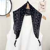 Boho Paisley Scarf Headband Neck Wrap_Cwasc02973