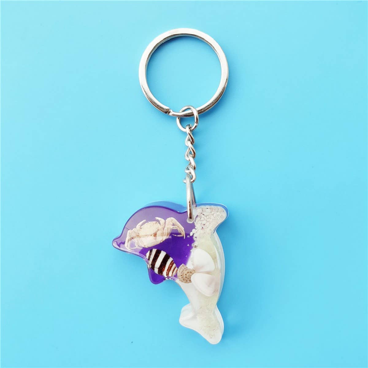NEW DOLPHIN SHAPE KEYCHAIN SOUVENIR PENDANT_CWMM3697