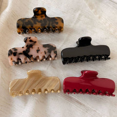 Tortoiseshell Claw Clip Luxury Acetate Hair Clip_Cwaha07764