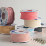 3D PLEATED RIBBON PEARLESCENT ORGANZA RIBBON_CWMM5749
