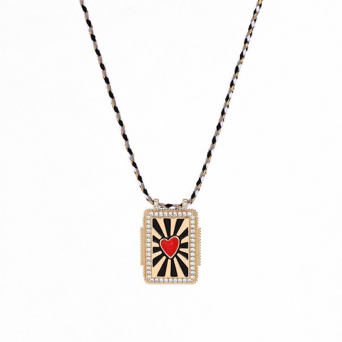 NEW RETRO BOHEMIAN EVIL EYE NECKLACE_CWMM3748