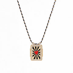 NEW RETRO BOHEMIAN EVIL EYE NECKLACE_CWMM3748