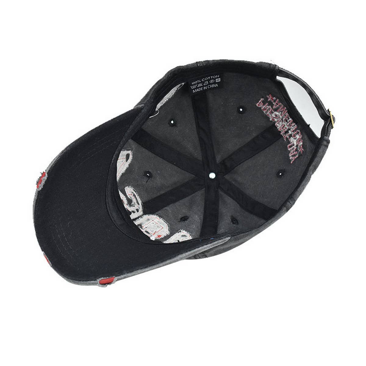 1964 EMBROIDERED AMERICA BASEBALL CAP WATER WASH CWAH1378