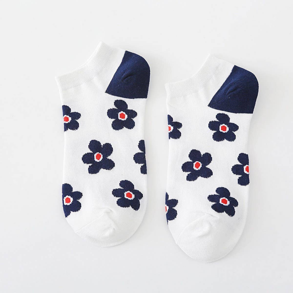 NEW HYUNA STYLE FLOWER SOCKS FOR WOMEN_CWMS2045