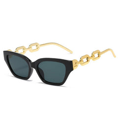 CAT EYE CHAIN FASHION METAL SUNGLASSES WOMEN_CWASG0279