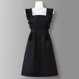 HOUNDSTOOTH SOLID COLOR WATERPROOF WORK APRON_CWMM6792