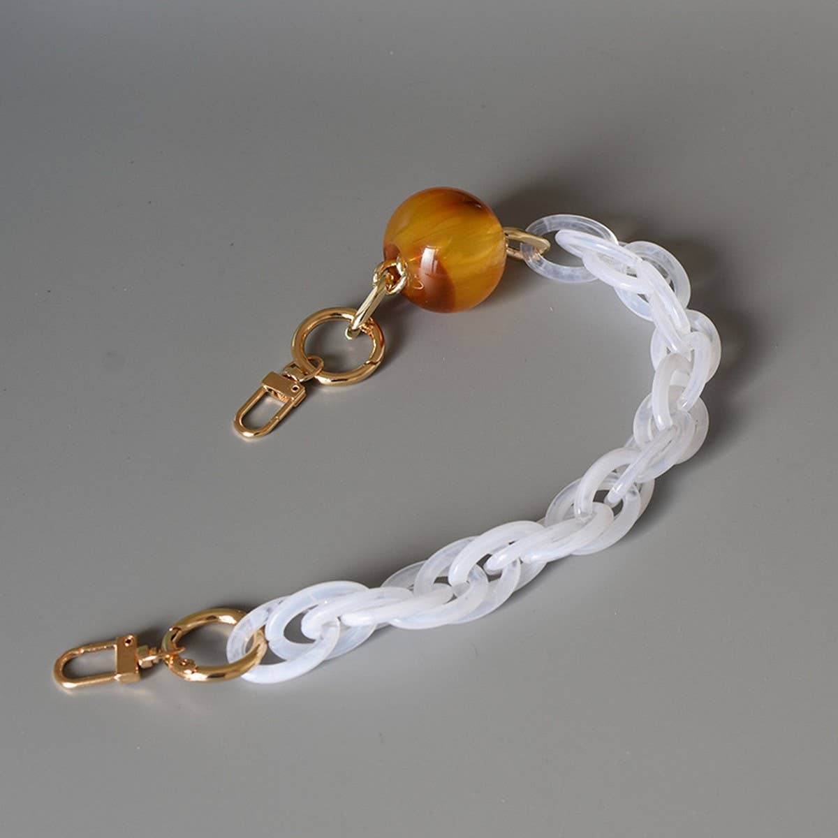 15 7 ACRYLIC HANDBAG CHAIN PHONE BAG STRAP_CWMM5064