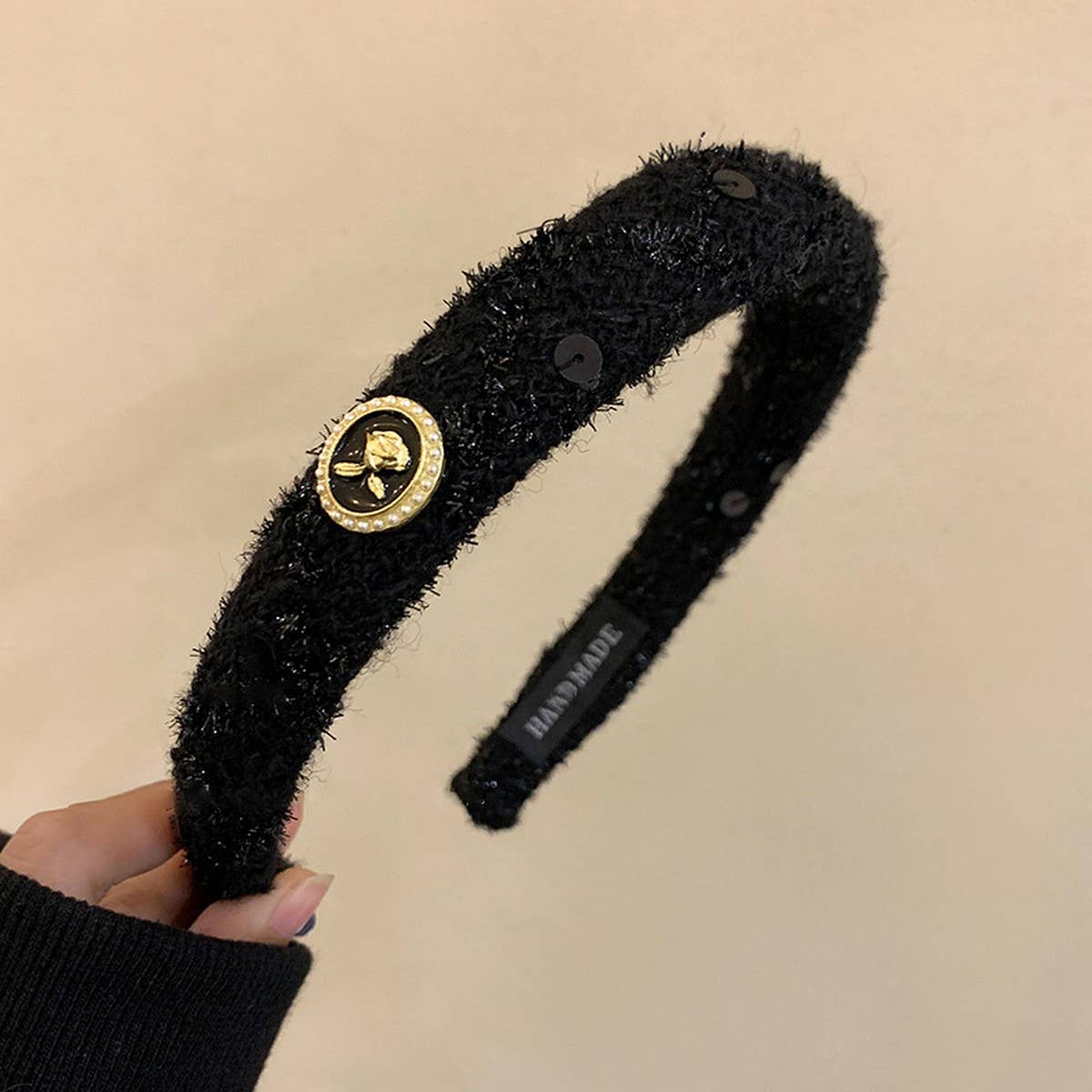 CAMELLIA PEARL HEADBAND FASHION HAIR ACCESSORIES_CWAHA4025