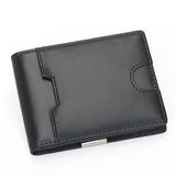 MEN RETRO ZIPPER CREDIT CARD BAG WALLET_CWAB1340