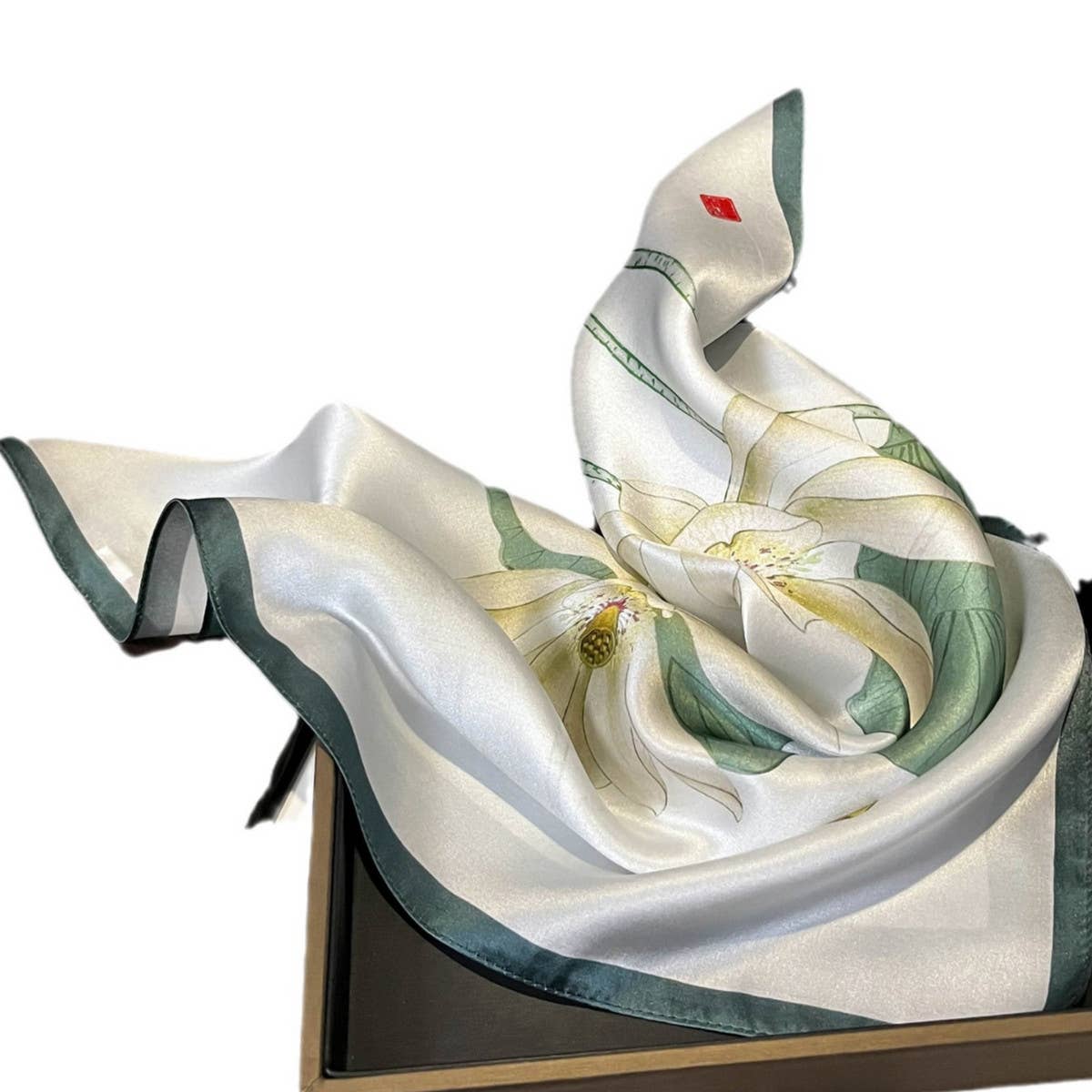 SILK CAMELLIA SCARF VERSATILE SUN PROTECTION_CWASC0545