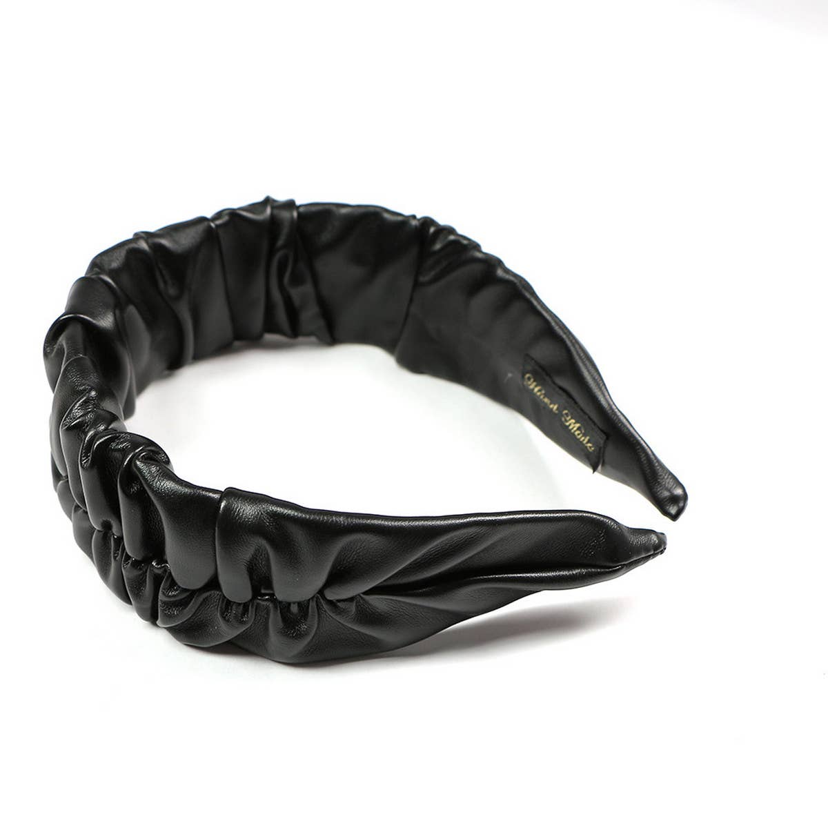 RETRO WIDE BRIMMED PLEATED HEADBAND_CWAHA0980