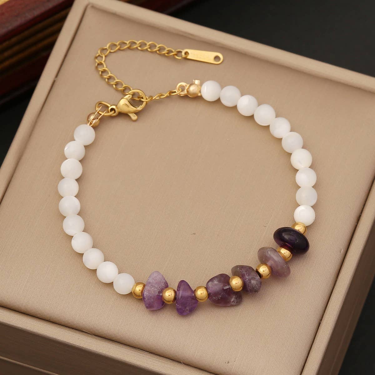 SIMPLE FASHION NATURAL STONE BRACELET_CWAJE0644