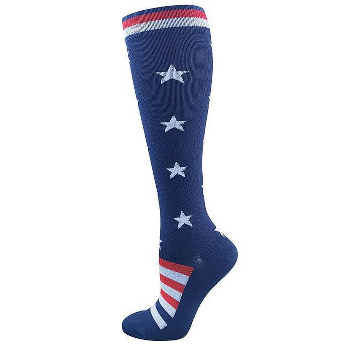 Women'S Sports Long Elastic Compression Socks_Cwms1881