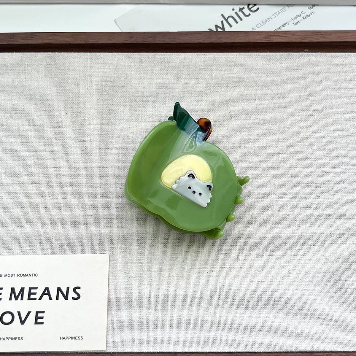 FRUIT SERIES ACETATE HAIR CLIPS WITH SHARK DESIGN_CWAHA5714