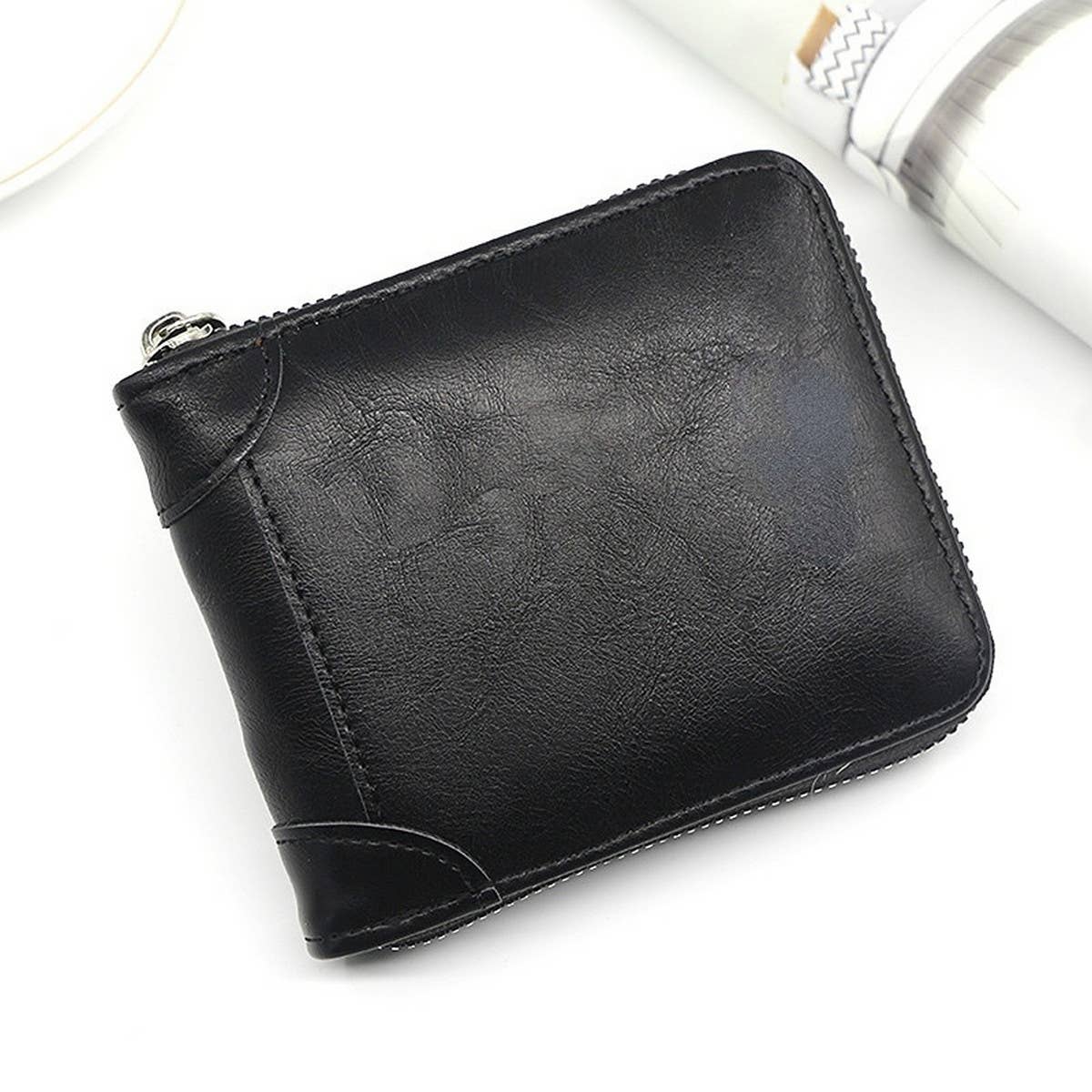 2024 NEW RETRO FASHION SOLID COLOR WALLET_CWAB2601