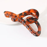 MATTE LOVE HAIR CLIP WITH LETTER STYLISH CLAW_CWAHA1037