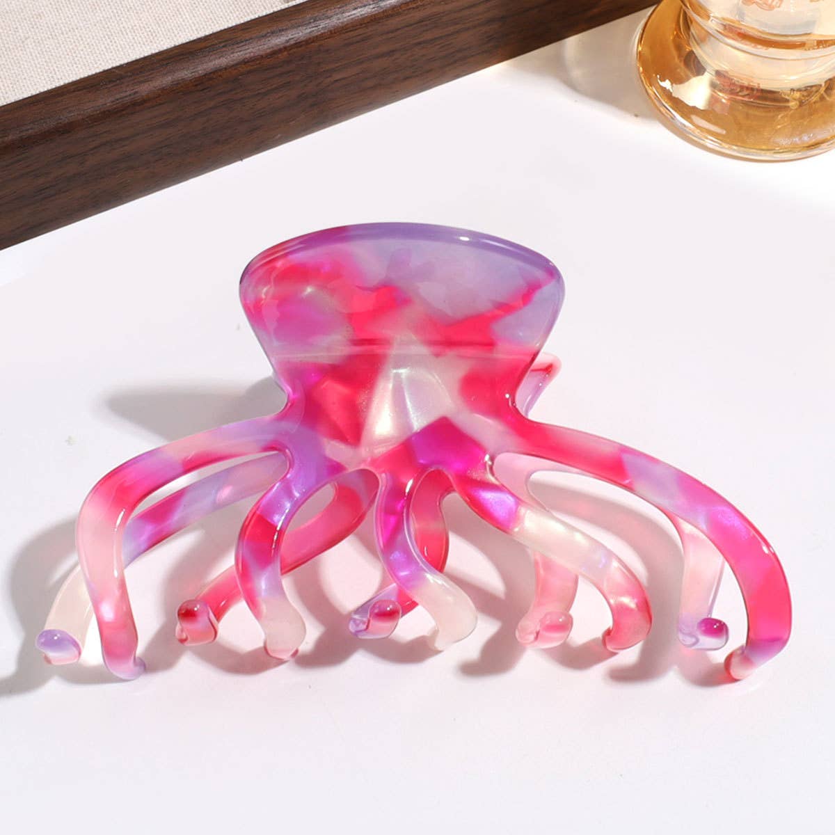 OCTOPUS ACETATE HAIR CLAW COLORFUL FASHION CLIP_CWAHA2211