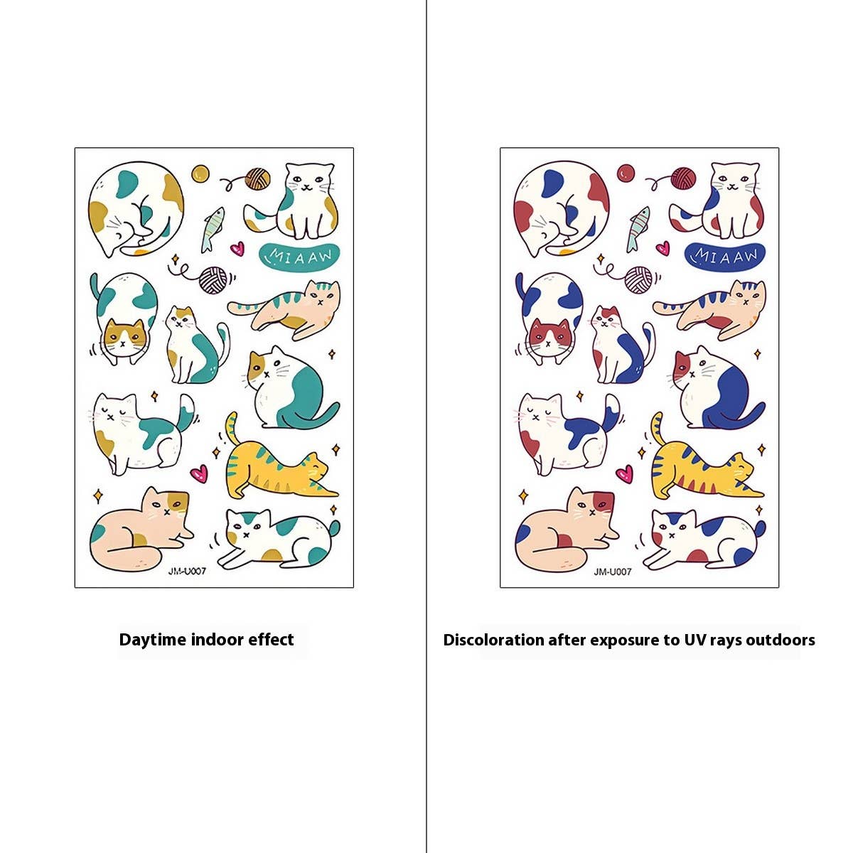 Uv Color-Changing Sunscreen Test Tattoo Stickers_Cwmm8360