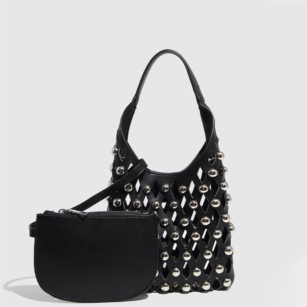 FASHIONABLE VACATION CHAIN BUCKET SHOULDER BAG_CWAB5714