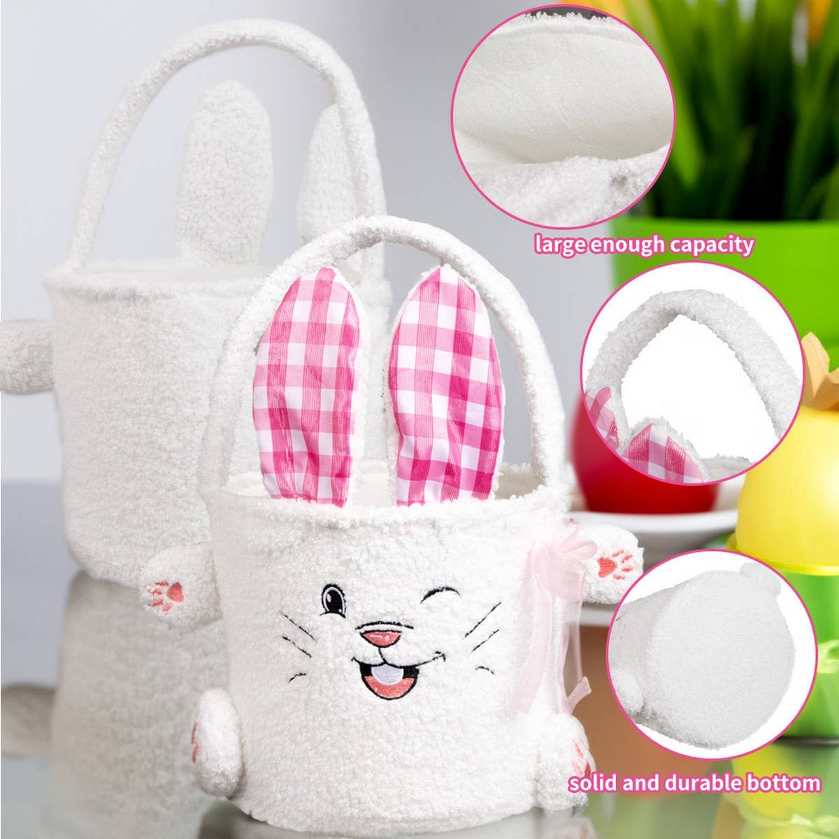 EASTER BASKET BUNNY GOODIE BAG DECORATION_CWMM3471