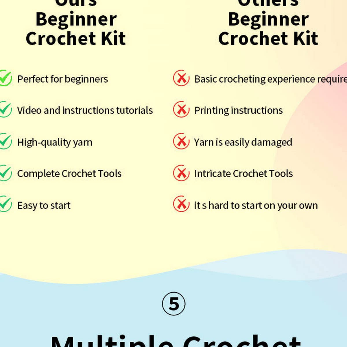 HANDMADE DIY DOLL CROCHET MATERIAL PACKAGE_CWMM0825