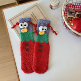 CHRISTMAS CARTOON THICK WARM SOCKS_CWMS0875