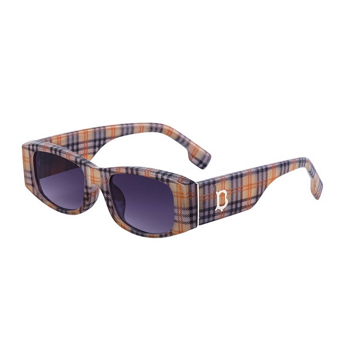SMALL SQUARE FRAME TRENDY STREET STYLE SUNGLASSES_CWASG0733