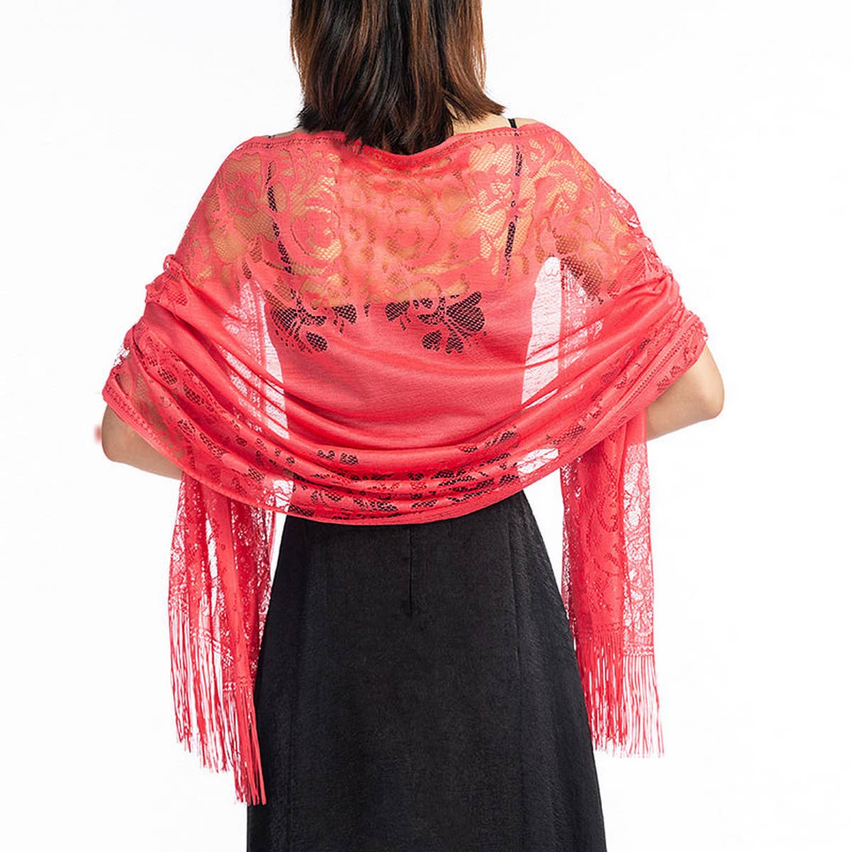 FASHIONABLE EVENING HOLLOW LACE SHAWL_CWASC1072