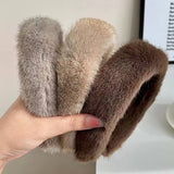 NEW WIDE BRIM PLUSH HEADBAND_CWAHA1716