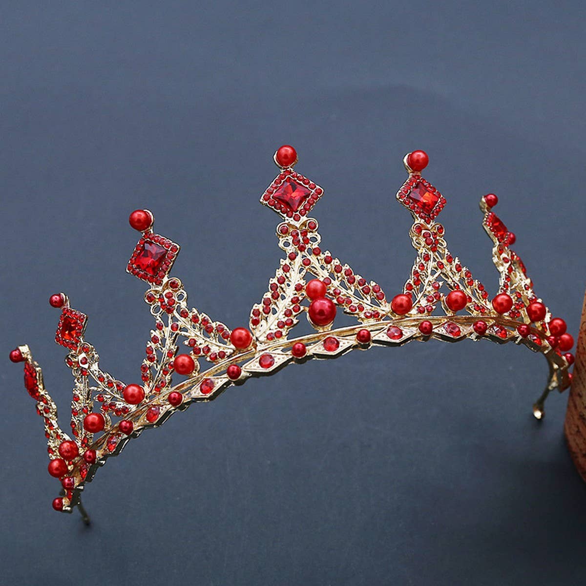 BRIDAL WEDDING CRYSTAL TIARAS HANDMADE CROWN_CWMM2027