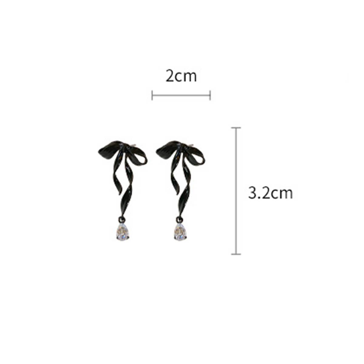 LIGHT LUXURY BOW PERSONALITY FASHION EARRINGS_CWAJE2474