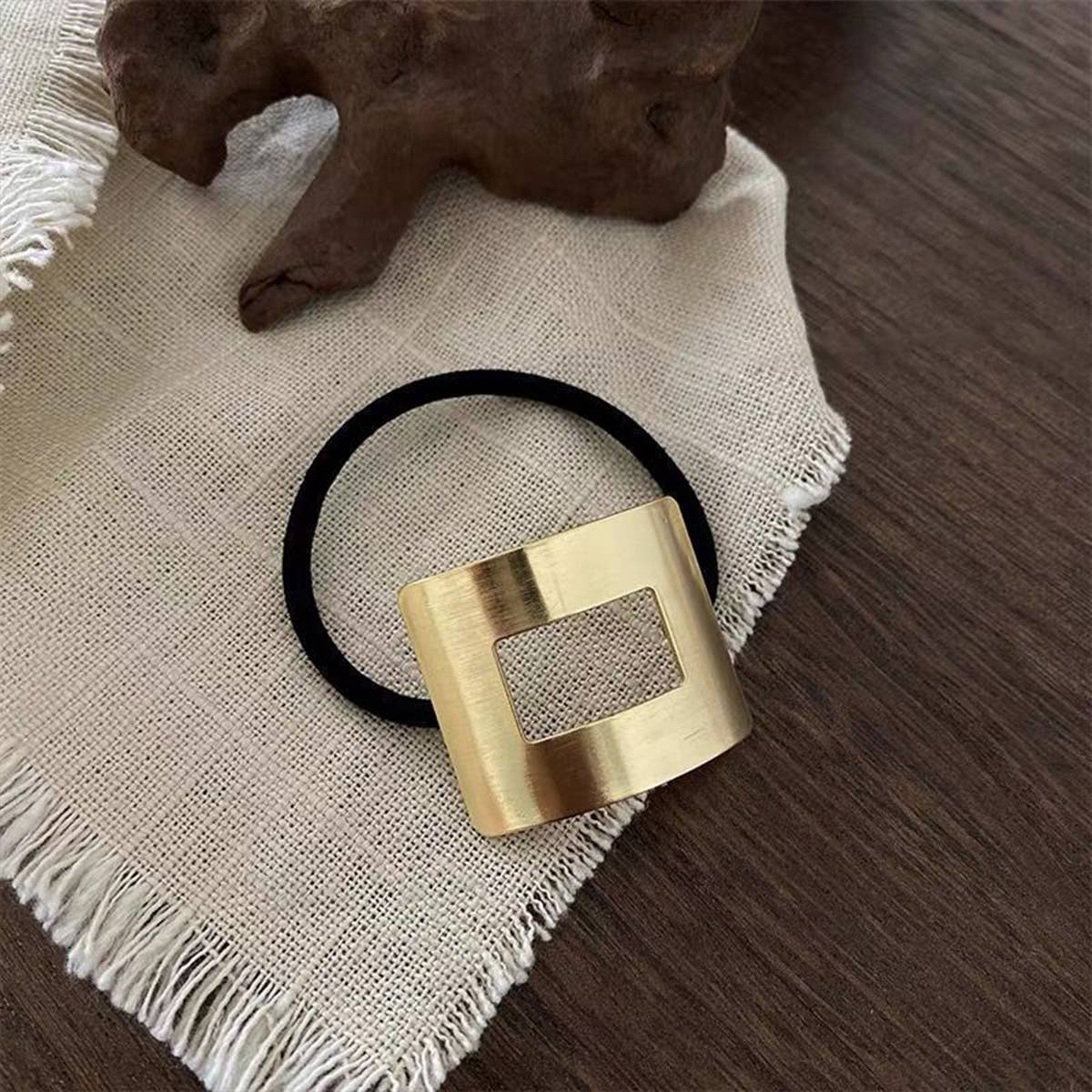 SIMPLE BRUSHED TEMPERAMENT HAIR SCRUNCHIES_CWAHA2661