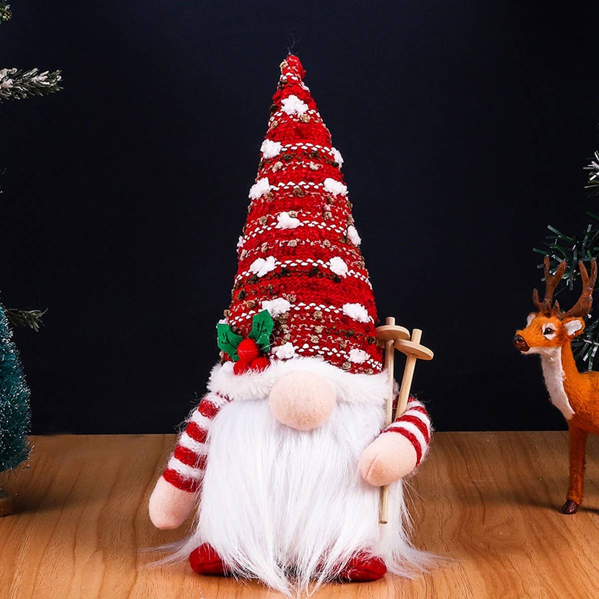 CHRISTMAS LIGHTED FACELESS OLD MAN ORNAMENT_CWMM2862