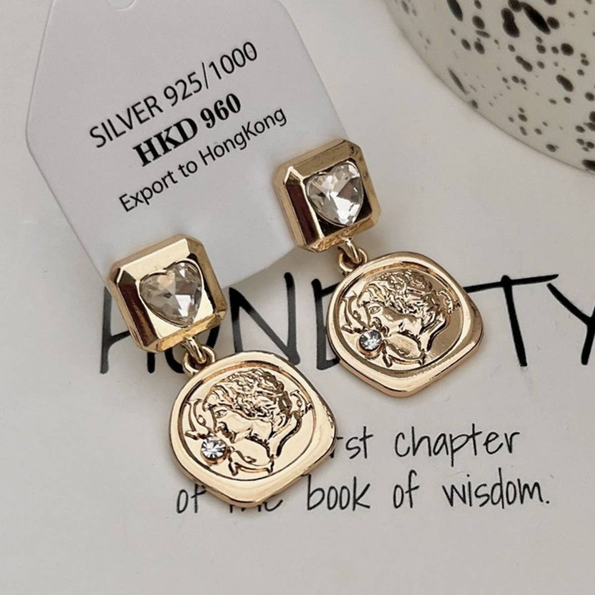 LIGHT LUXURY ZIRCON GEOMETRIC LOVE STUD EARRINGS_CWAJE1326