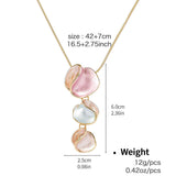 NEW IRREGULAR PENDANT CREATIVE NECKLACE EARRINGS_CWAJE2819
