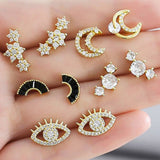 SWEET AND SHINY VERSATILE EARRINGS_CWAJE0989
