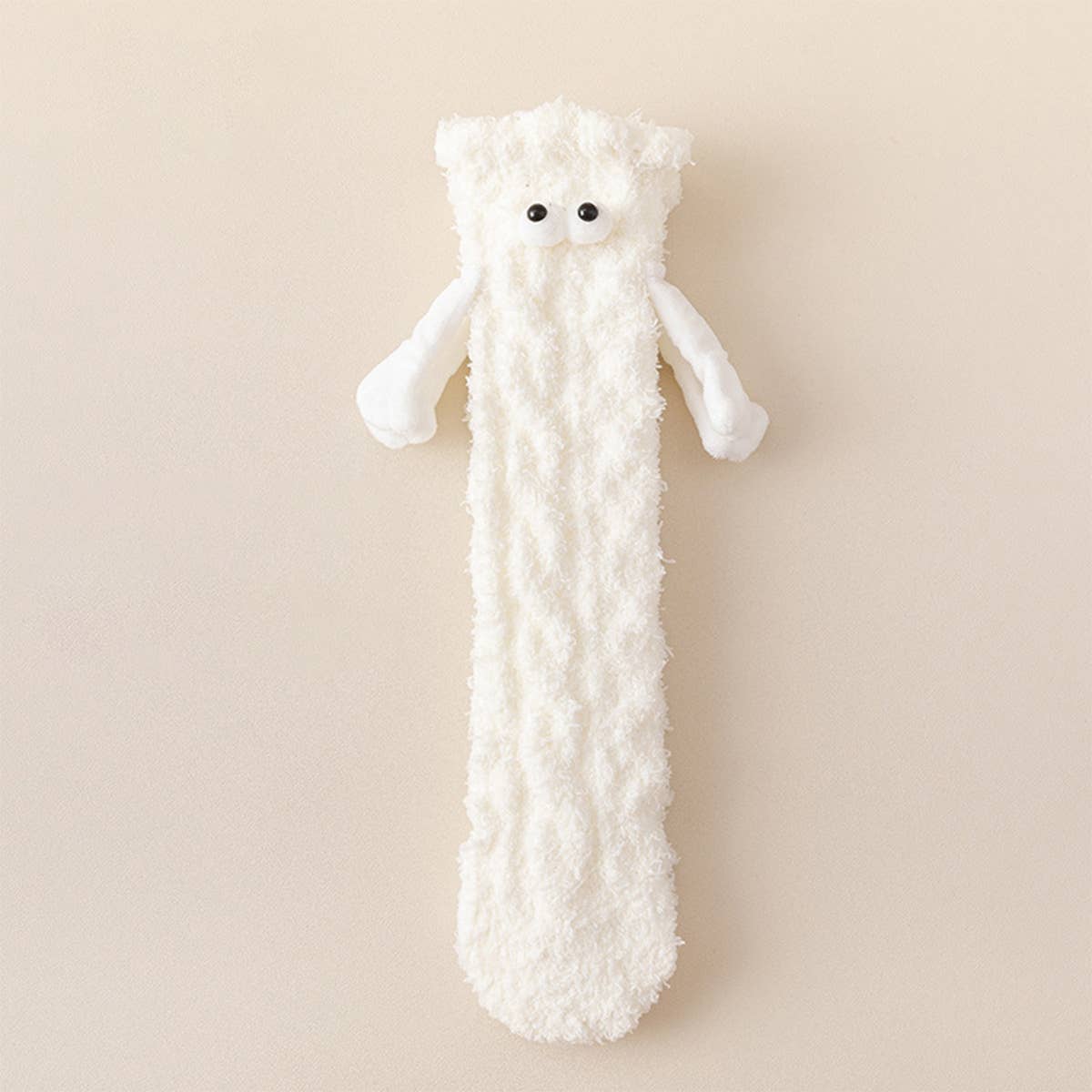 BLACK AND WHITE CARTOON CUTE HOME LADIES SOCKS_CWMS0775