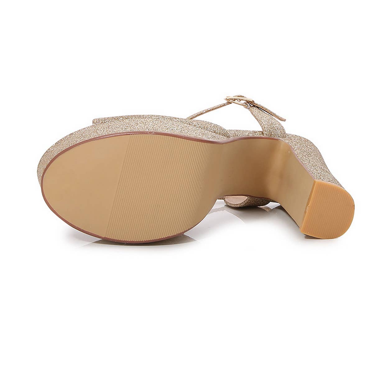 FASHION NEW GOLD OPEN TOE HIGH HEELS_CWSHH0123